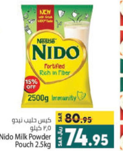 NIDO Milk Powder  in Kabayan Hypermarket in KSA, Saudi Arabia, Saudi - Jeddah