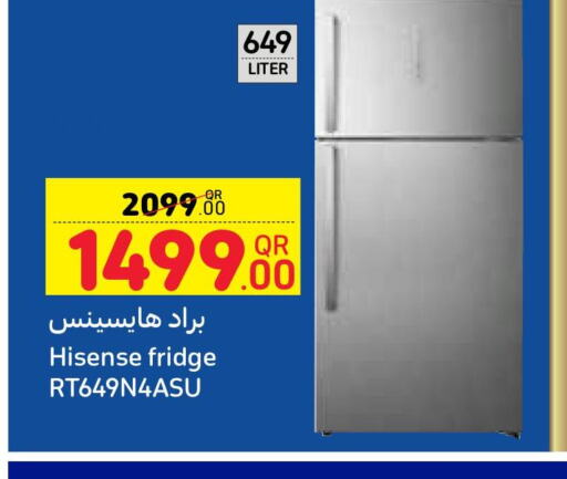 HISENSE Refrigerator  in Carrefour in Qatar - Al Wakra