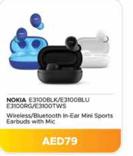 NOKIA Earphone  in Safeer Hyper Markets in UAE - Umm al Quwain