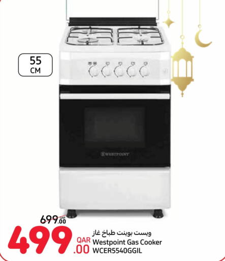 WESTPOINT Gas Cooker/Cooking Range  in Carrefour in Qatar - Al Wakra