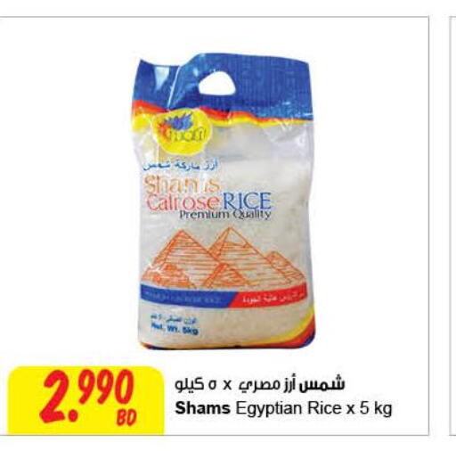 SHAMS Egyptian / Calrose Rice  in The Sultan Center in Bahrain