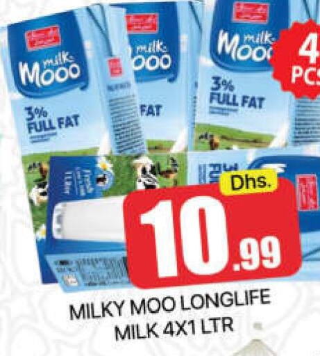 MILKY MOO Long Life / UHT Milk  in مانجو هايبرماركت in الإمارات العربية المتحدة , الامارات - دبي