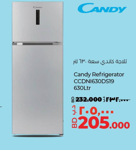 CANDY Refrigerator  in LuLu Hypermarket in Bahrain