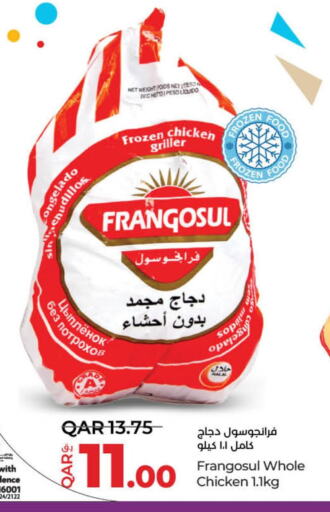 FRANGOSUL Frozen Whole Chicken  in LuLu Hypermarket in Qatar - Al Khor