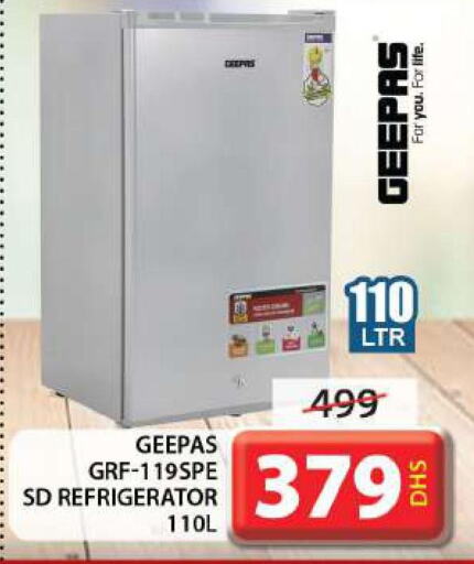GEEPAS Refrigerator  in جراند هايبر ماركت in الإمارات العربية المتحدة , الامارات - الشارقة / عجمان