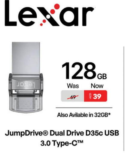LEXAR Flash Drive  in لولو هايبرماركت in الإمارات العربية المتحدة , الامارات - أم القيوين‎