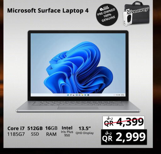 MICROSOFT Laptop  in برستيج كمبيوتر in قطر - الضعاين