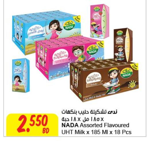 NADA Flavoured Milk  in The Sultan Center in Bahrain