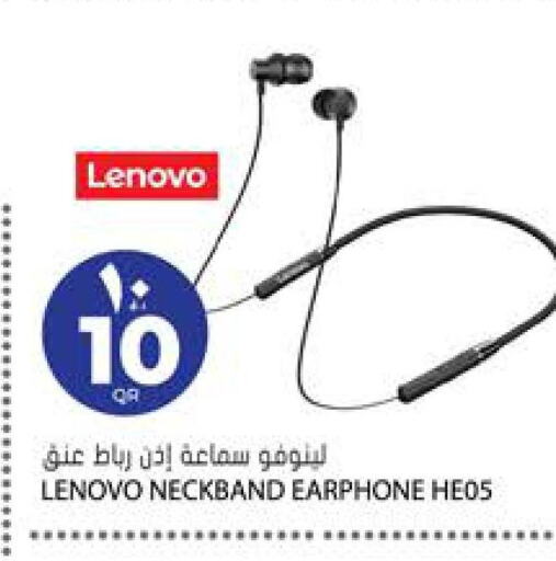 LENOVO Earphone  in Grand Hypermarket in Qatar - Al Wakra