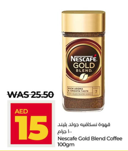 NESCAFE GOLD Coffee  in Lulu Hypermarket in UAE - Al Ain