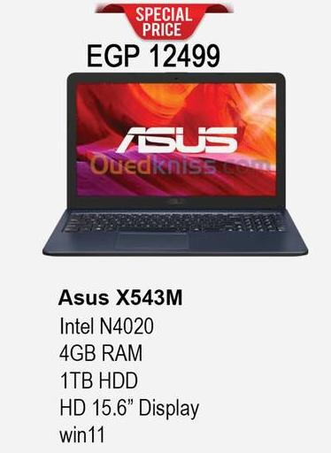 ASUS Laptop  in فتح الله in Egypt - القاهرة