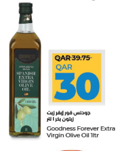 GOODNESS Extra Virgin Olive Oil  in LuLu Hypermarket in Qatar - Al Khor