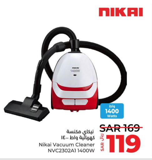 NIKAI Vacuum Cleaner  in LULU Hypermarket in KSA, Saudi Arabia, Saudi - Tabuk