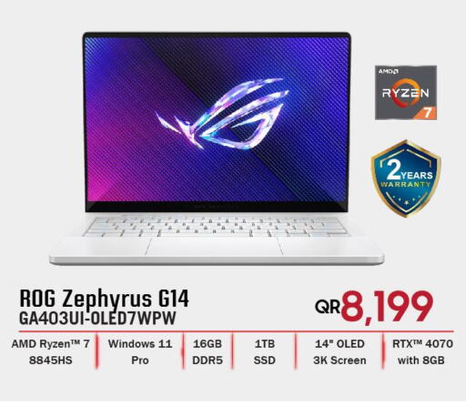 ASUS Laptop  in تكنو بلو in قطر - الضعاين