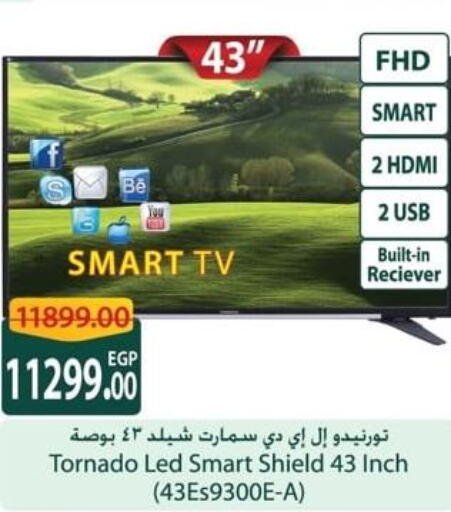 TORNADO Smart TV  in Spinneys  in Egypt - Cairo