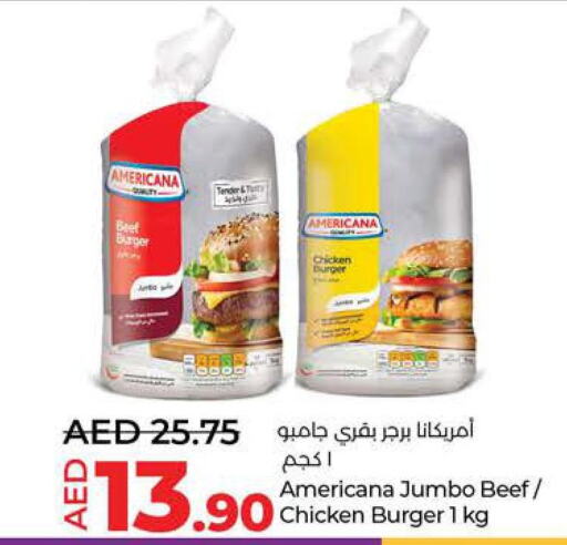 AMERICANA Chicken Burger  in Lulu Hypermarket in UAE - Sharjah / Ajman