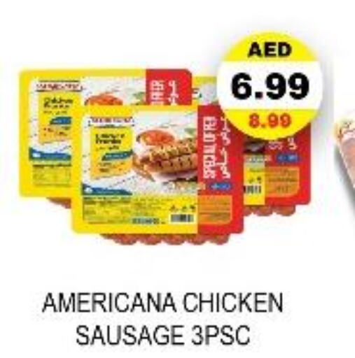 AMERICANA Chicken Franks  in اي ون سوبر ماركت in الإمارات العربية المتحدة , الامارات - أبو ظبي