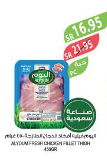 AL YOUM Chicken Fillet  in Farm  in KSA, Saudi Arabia, Saudi - Al Bahah