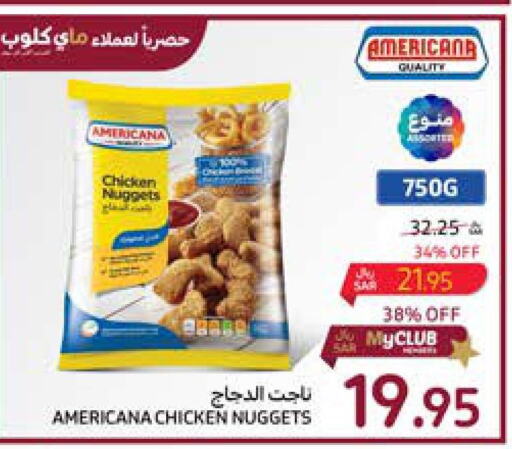 AMERICANA Chicken Nuggets  in Carrefour in KSA, Saudi Arabia, Saudi - Dammam