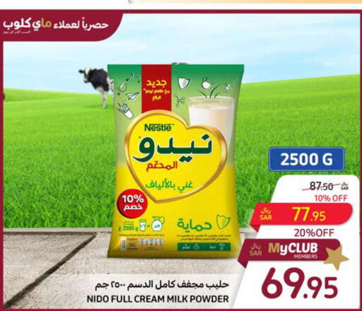 NIDO Milk Powder  in Carrefour in KSA, Saudi Arabia, Saudi - Al Khobar