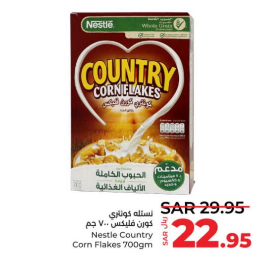 NESTLE COUNTRY Corn Flakes  in لولو هايبرماركت in مملكة العربية السعودية, السعودية, سعودية - الخرج