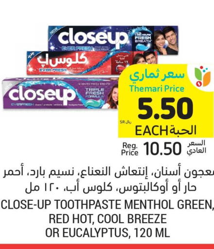 CLOSE UP Toothpaste  in Tamimi Market in KSA, Saudi Arabia, Saudi - Unayzah