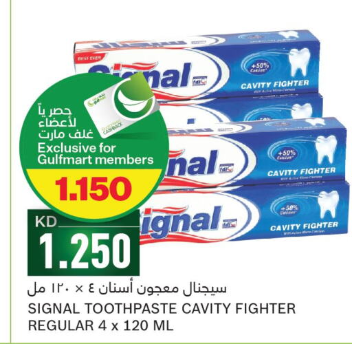 SIGNAL Toothpaste  in Gulfmart in Kuwait - Kuwait City
