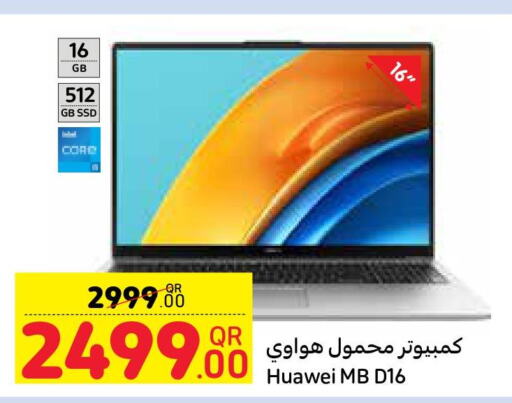 HUAWEI Laptop  in Carrefour in Qatar - Al-Shahaniya