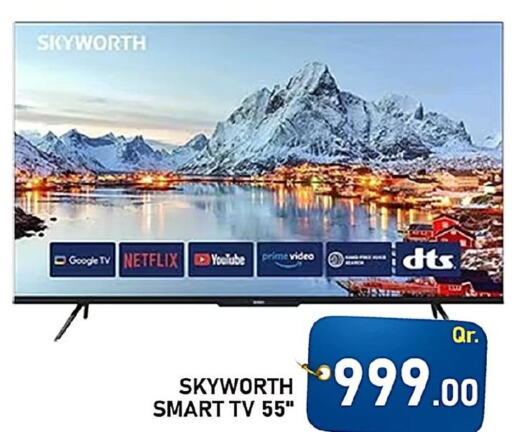 SKYWORTH Smart TV  in باشن هايبر ماركت in قطر - أم صلال