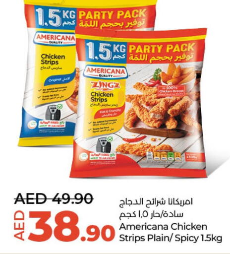 AMERICANA Chicken Strips  in لولو هايبرماركت in الإمارات العربية المتحدة , الامارات - أبو ظبي