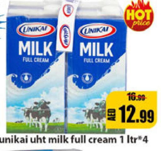 UNIKAI Full Cream Milk  in Leptis Hypermarket  in UAE - Umm al Quwain