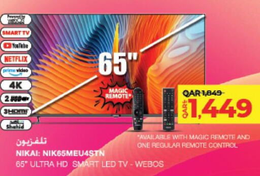 NIKAI Smart TV  in LuLu Hypermarket in Qatar - Al Shamal
