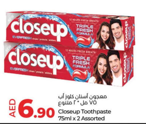 CLOSE UP Toothpaste  in Lulu Hypermarket in UAE - Fujairah