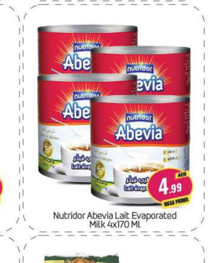 ABEVIA Evaporated Milk  in بيج مارت in الإمارات العربية المتحدة , الامارات - أبو ظبي
