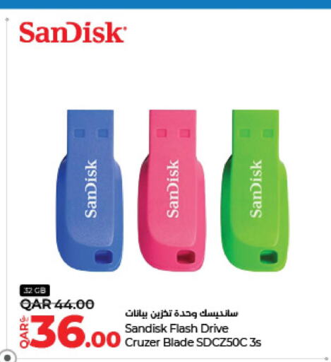 SANDISK Flash Drive  in LuLu Hypermarket in Qatar - Umm Salal
