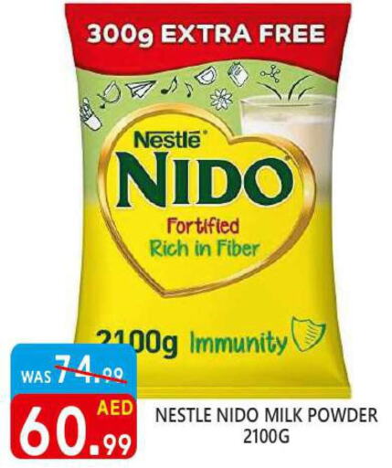 NIDO Milk Powder  in يونايتد هيبر ماركت in الإمارات العربية المتحدة , الامارات - دبي