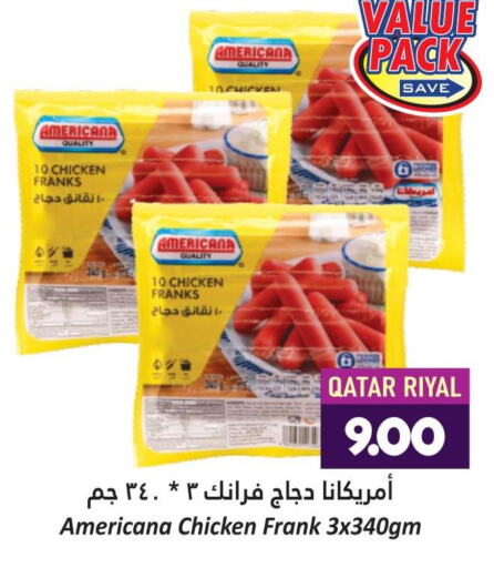AMERICANA Chicken Franks  in Dana Hypermarket in Qatar - Al Rayyan