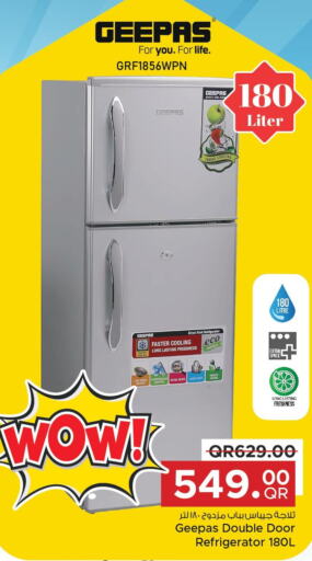 GEEPAS Refrigerator  in مركز التموين العائلي in قطر - الريان