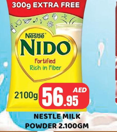 NIDO Milk Powder  in رويال جراند هايبر ماركت ذ.م.م in الإمارات العربية المتحدة , الامارات - أبو ظبي