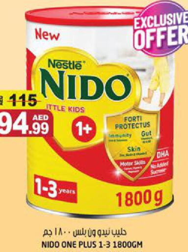 NIDO Milk Powder  in هاشم هايبرماركت in الإمارات العربية المتحدة , الامارات - الشارقة / عجمان