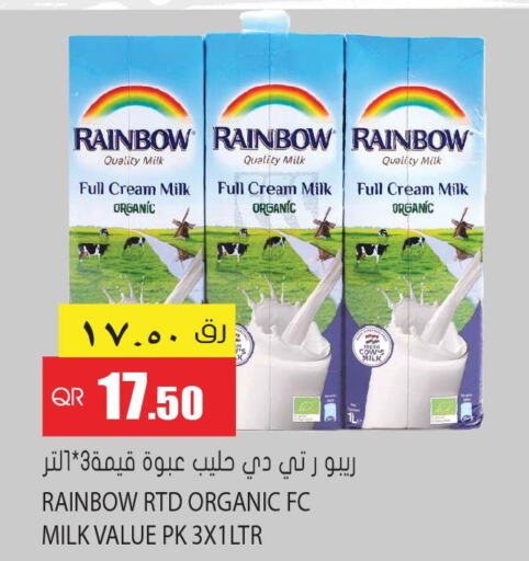 RAINBOW Full Cream Milk  in Grand Hypermarket in Qatar - Al Daayen