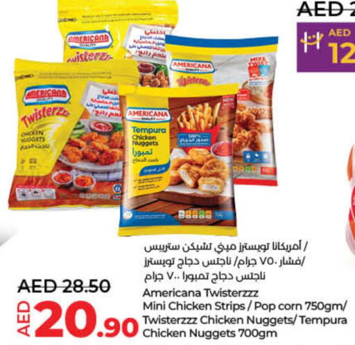 AMERICANA Chicken Strips  in لولو هايبرماركت in الإمارات العربية المتحدة , الامارات - دبي