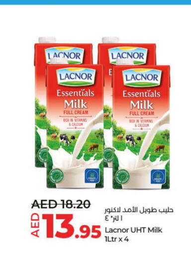 LACNOR Long Life / UHT Milk  in لولو هايبرماركت in الإمارات العربية المتحدة , الامارات - أم القيوين‎