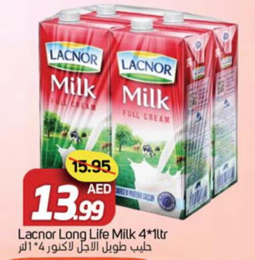 LACNOR Full Cream Milk  in سوق المبارك هايبرماركت in الإمارات العربية المتحدة , الامارات - الشارقة / عجمان