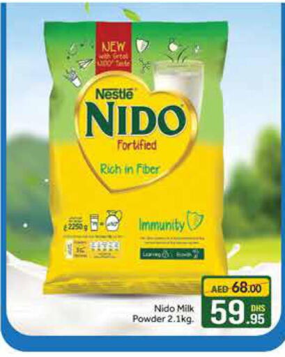 NIDO Milk Powder  in Azhar Al Madina Hypermarket in UAE - Dubai