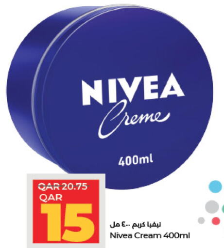 Nivea Face cream  in LuLu Hypermarket in Qatar - Al Khor