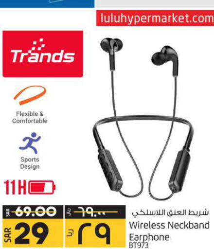 TRANDS Earphone  in LULU Hypermarket in KSA, Saudi Arabia, Saudi - Jeddah