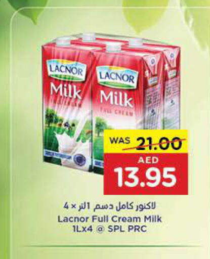 LACNOR Full Cream Milk  in Al-Ain Co-op Society in UAE - Al Ain