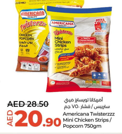 AMERICANA Chicken Strips  in Lulu Hypermarket in UAE - Al Ain