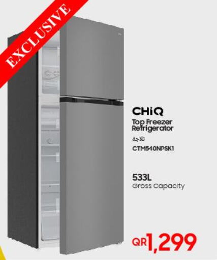 CHIQ Refrigerator  in تكنو بلو in قطر - الشحانية